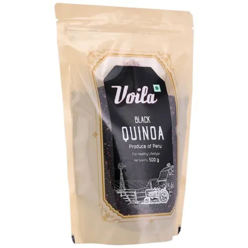 VOILA Black Quinoa From Peru, 500 g Box-7.webp